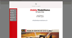 Desktop Screenshot of hobbymodellismo.ch