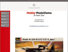 Tablet Screenshot of hobbymodellismo.ch